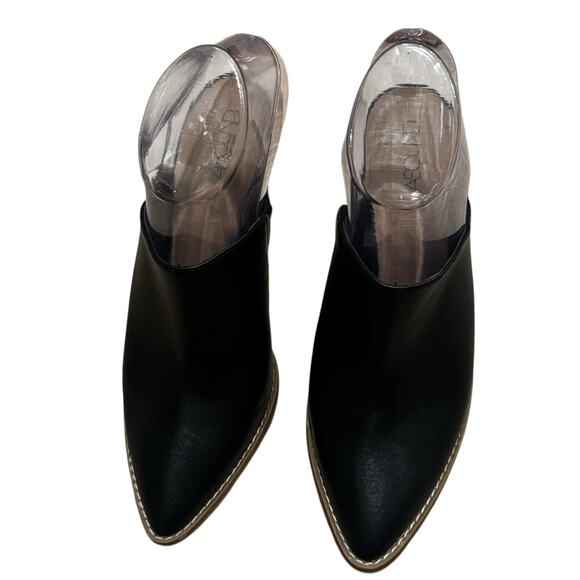 Abound Women's Black Pointed-Toe Mule Heel Faux Leather Upper Size 6.5M - Picture 3 of 8